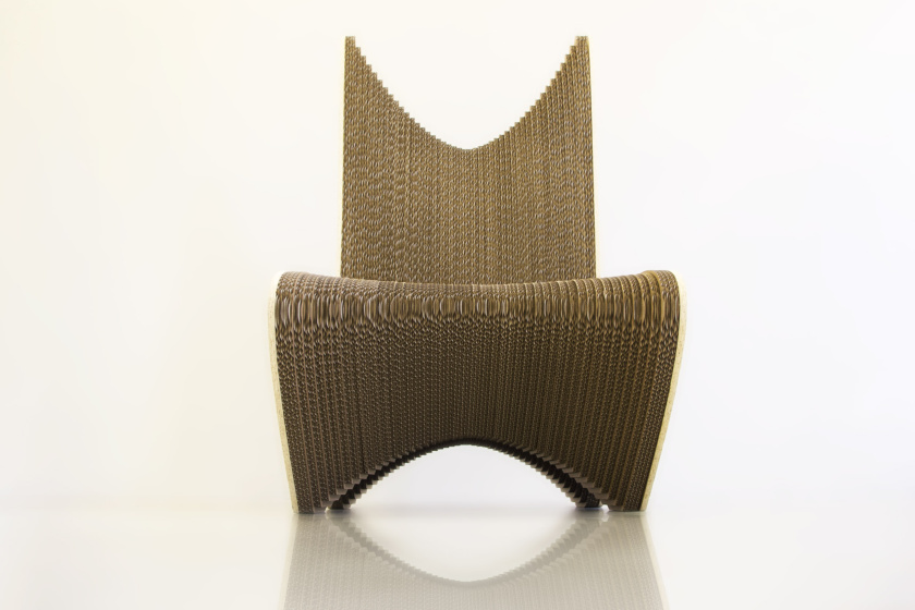 Milan Chair  |  Cardboard and OSB  |  Nina Songhori Design