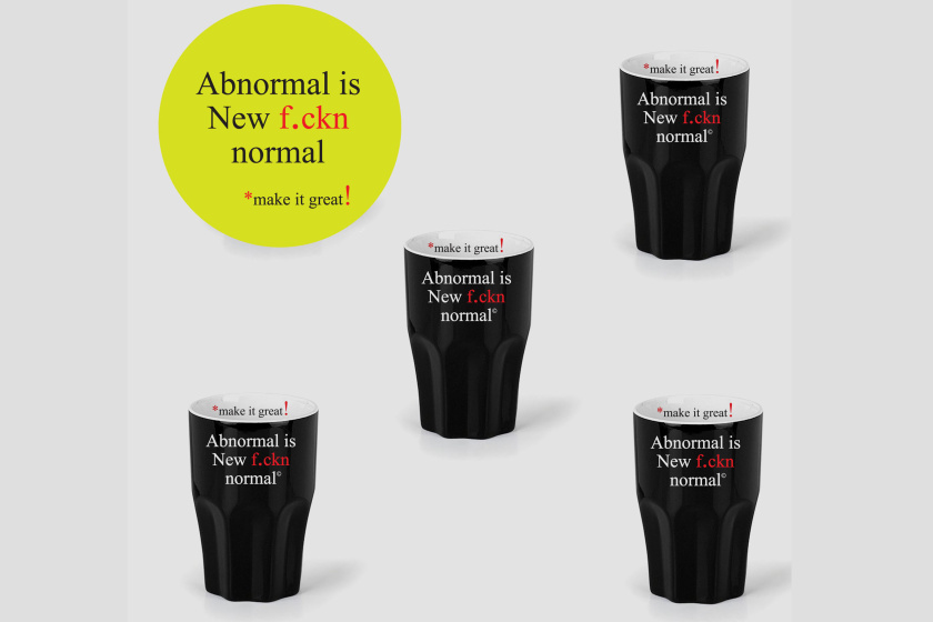 Abnormal - everyday mug2 black 300ml